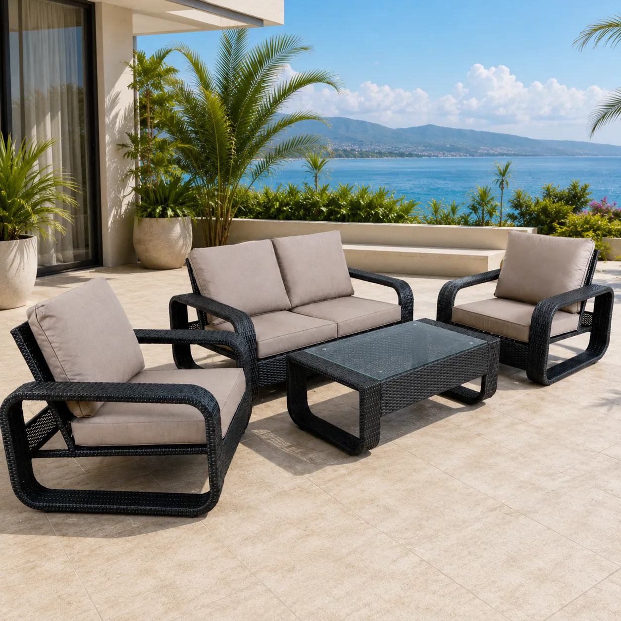 Sofa Sets (2+1+1+1 Table)