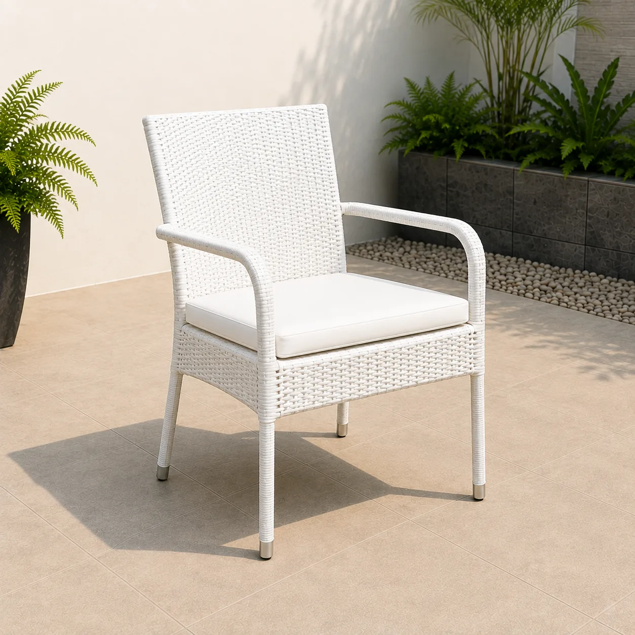 4-Seater Outdoor Rattan Wicker Patio Bistro Dining Set -Arsh Furniture — Model AE-78