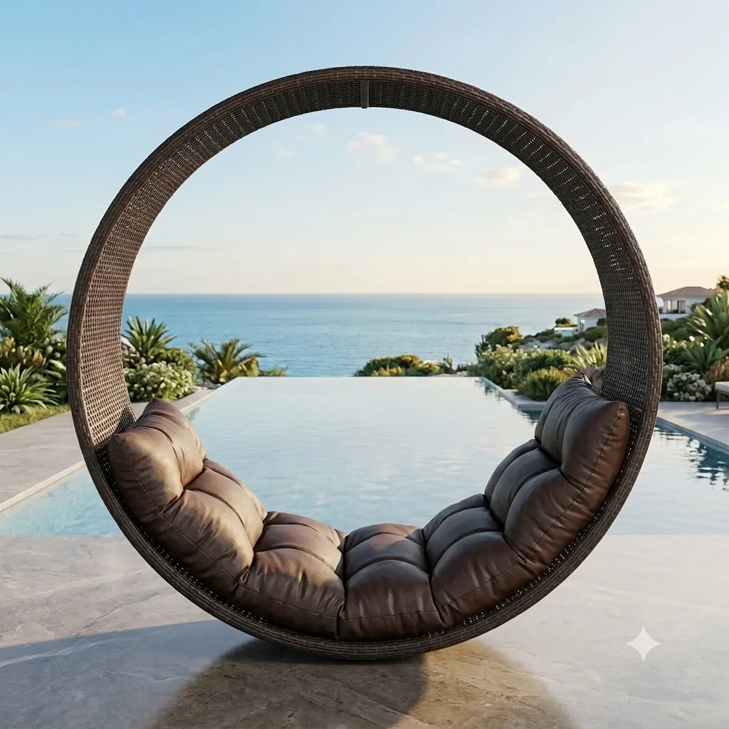 Royal Circle Hanging Swing Chair - Arsh Furniture — Model AE-88