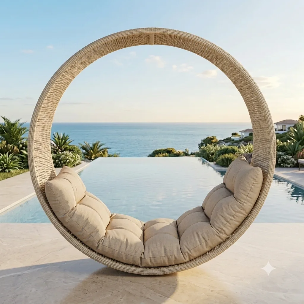 Royal Circle Hanging Swing Chair - Arsh Furniture — Model AE-88