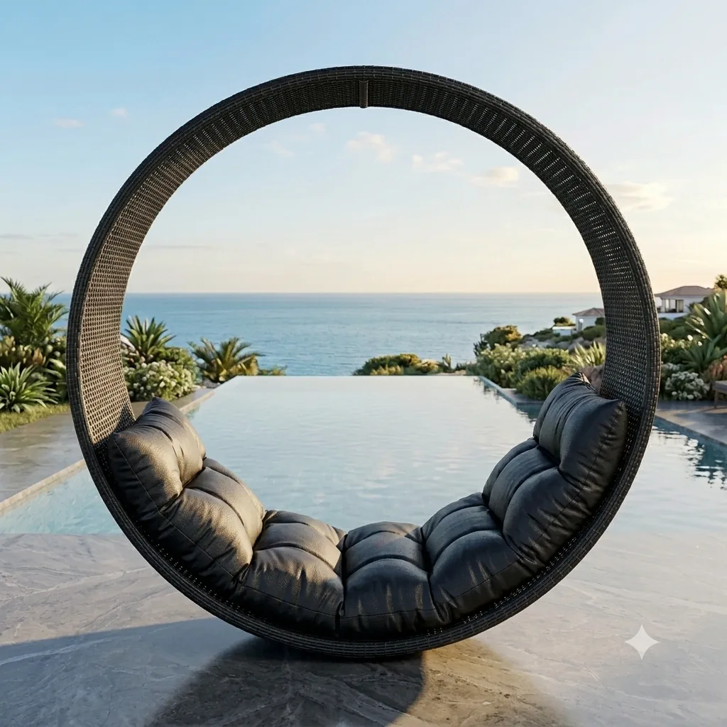Royal Circle Hanging Swing Chair - Arsh Furniture — Model AE-88
