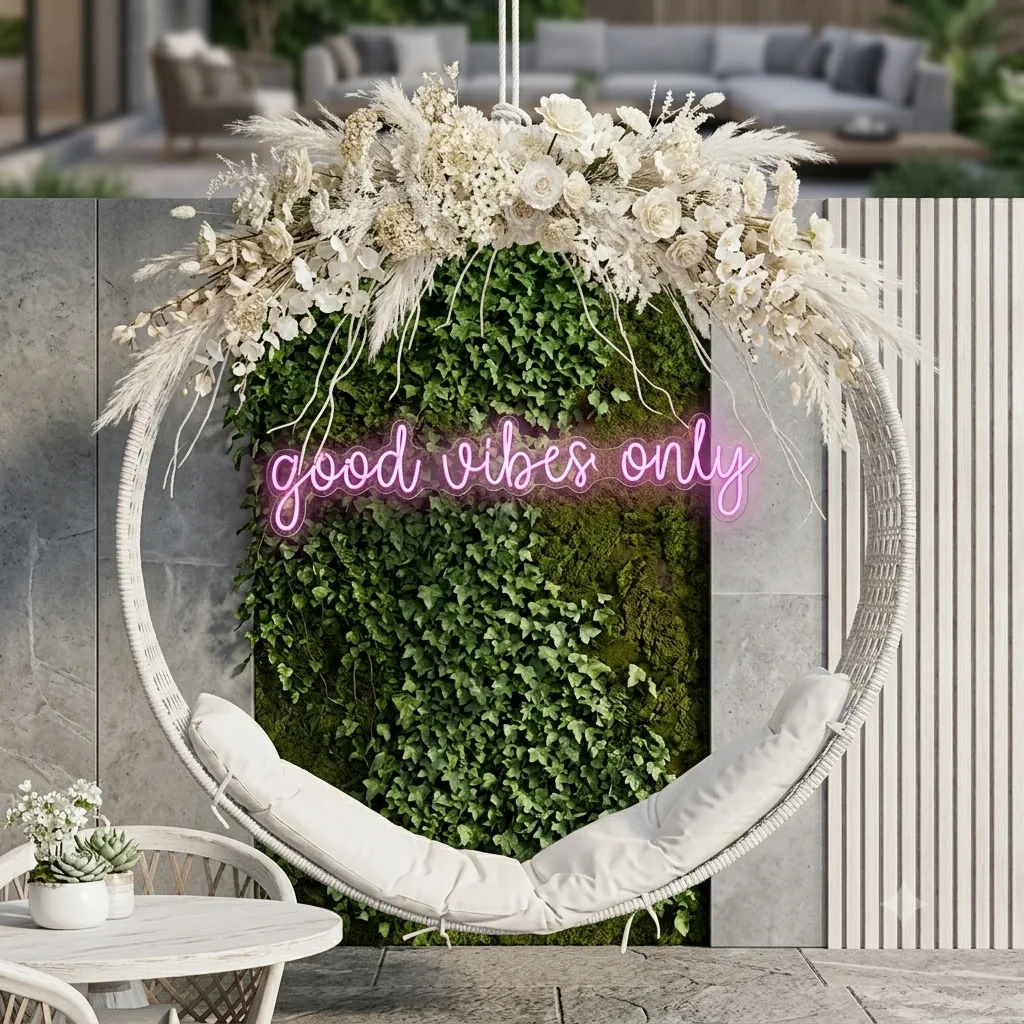 Circular Moon Swing/ Ring Hanging Daybed - Arsh Furniture  — Model AE-91