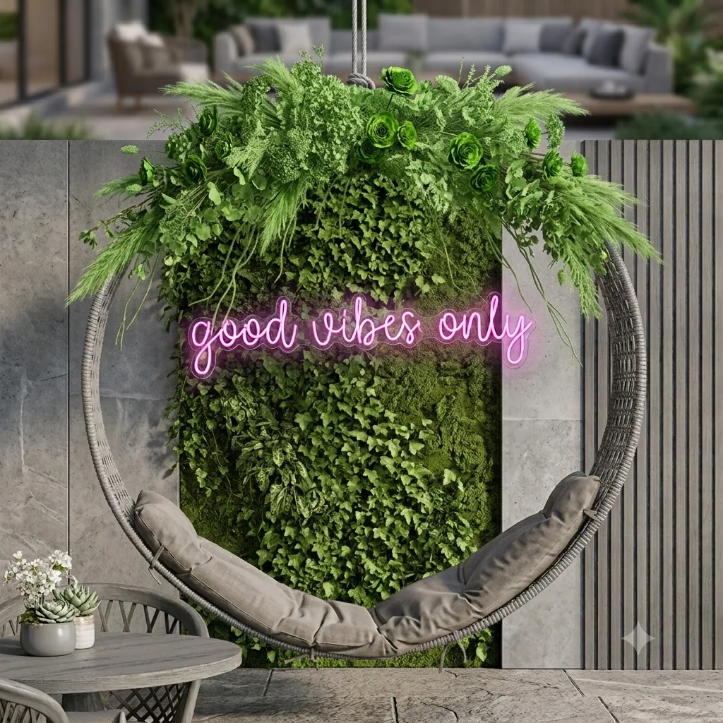 Circular Moon Swing/ Ring Hanging Daybed - Arsh Furniture  — Model AE-91