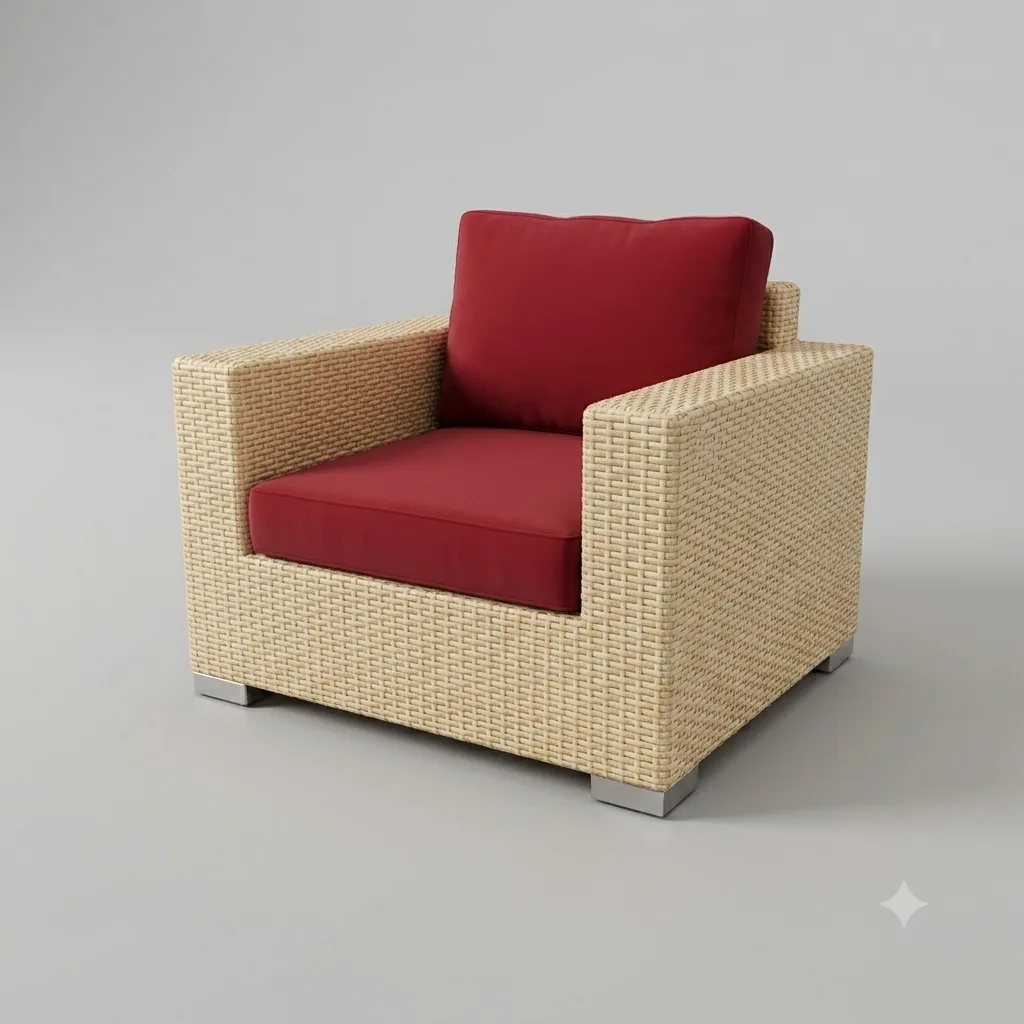 8 Seater L- Shape Outdoor Sofa Set Box Design With Side & Center Table - Arsh Furniture — Model AE-99